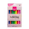 MARCADOR KIUT LETTERING DOBLE PUNTA