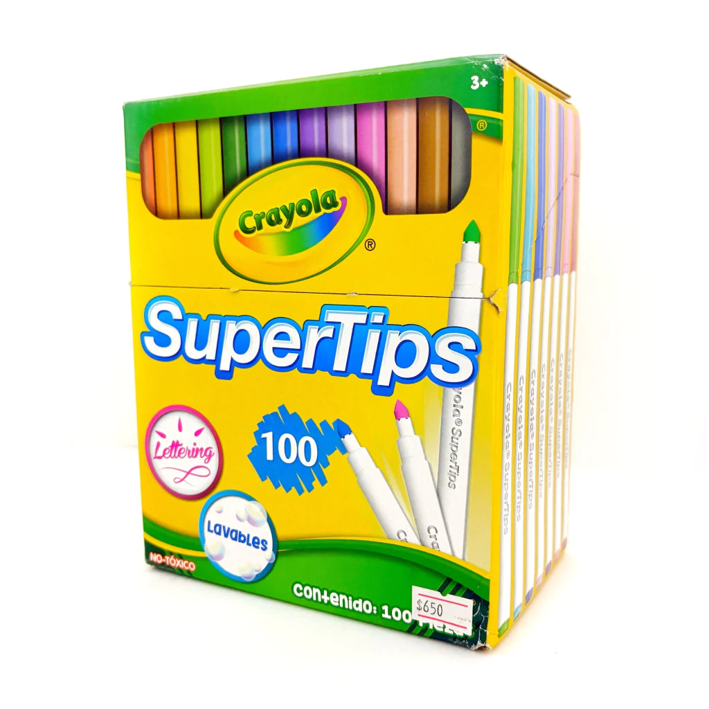 CRAYOLA SUPER TIPS C/100
